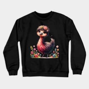 Cute Emu Bird Crewneck Sweatshirt